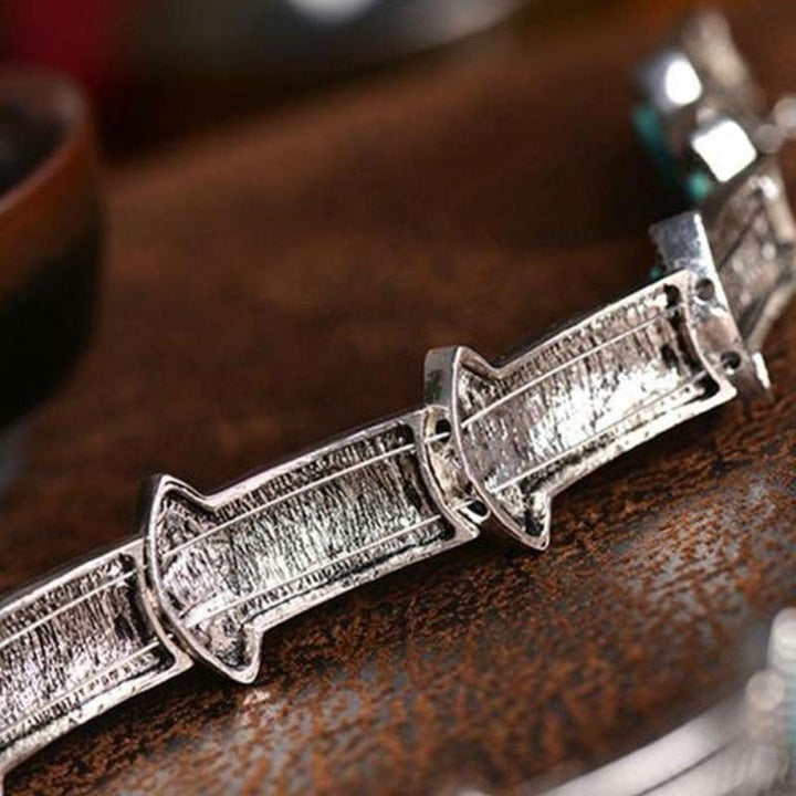 Collana girocollo etnica turchese in stile retrò