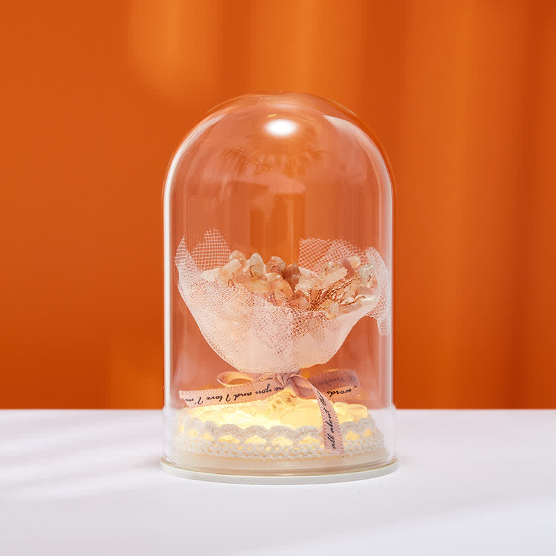 Copertura in vetro di cristallo naturale Olivenorma Decorazione per albero Feng Shui