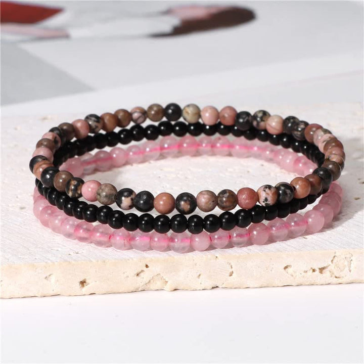 Olivenorma Protezione dalle Energie Negative Bracciale Rodonite