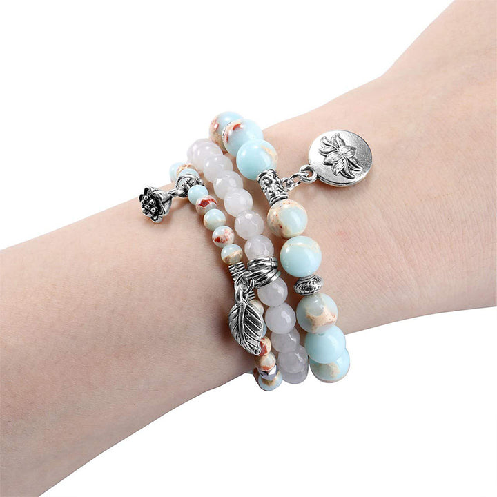 Braccialetto Lotus Emperor Stone 3 pezzi