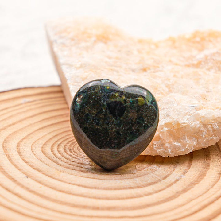 Olivenorma Unakite Crescita Spirituale Cristallo Cuore