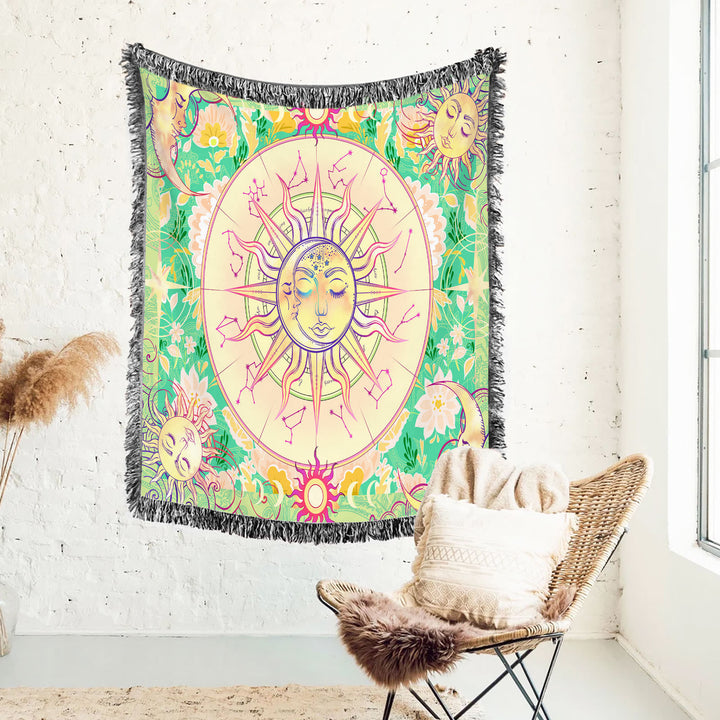 Olivenorma Meditazione Chakra Modello Pizzo Nappa Arazzo
