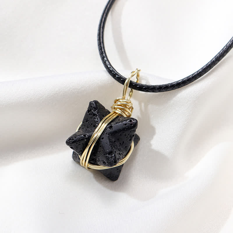 DIVINE LIGHT VEHICLE - Collana Merkaba di cristallo