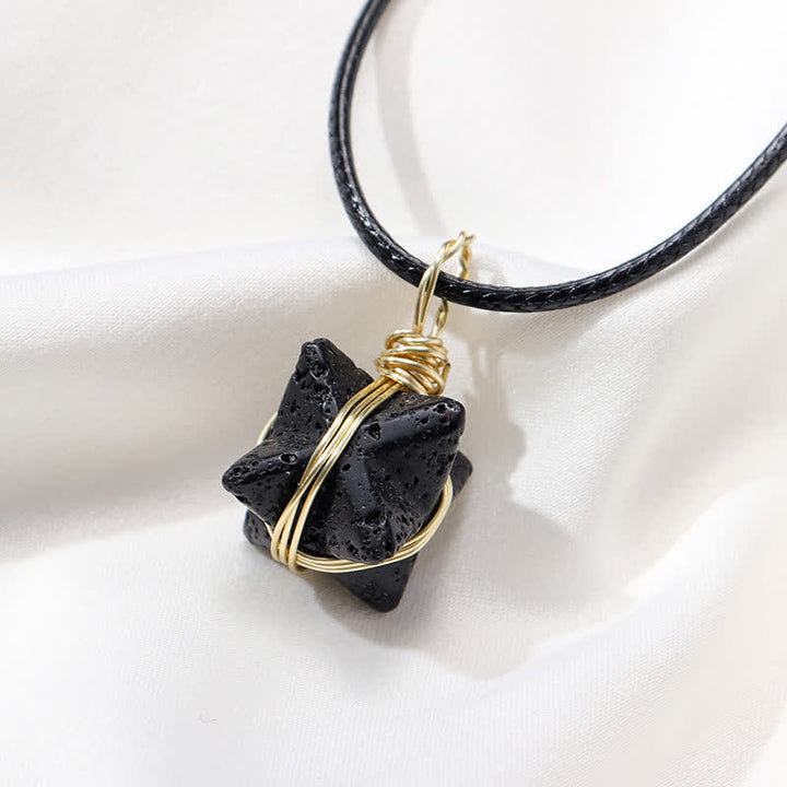 DIVINE LIGHT VEHICLE - Collana Merkaba di cristallo