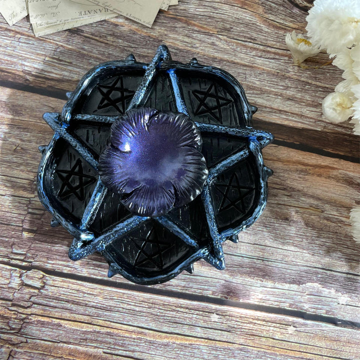 Supporto per sfera di cristallo a forma di stella Olivenorma