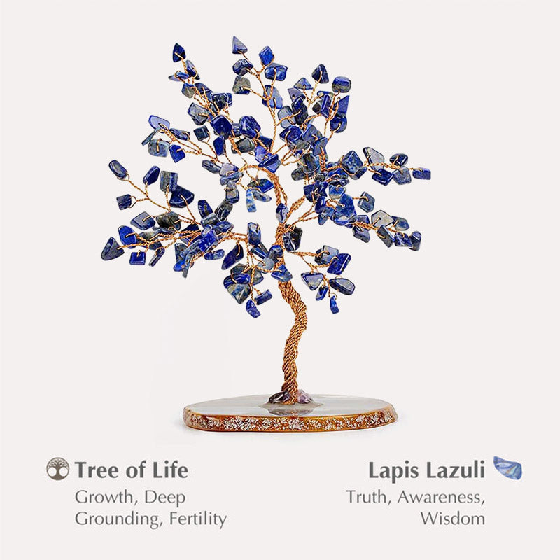 Olivenorma Il Custode della Saggezza - Albero Feng Shui Lapislazzuli