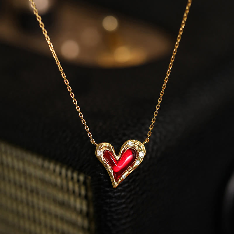 Olivenorma "Preference" - Collana creativa a forma di cuore irregolare