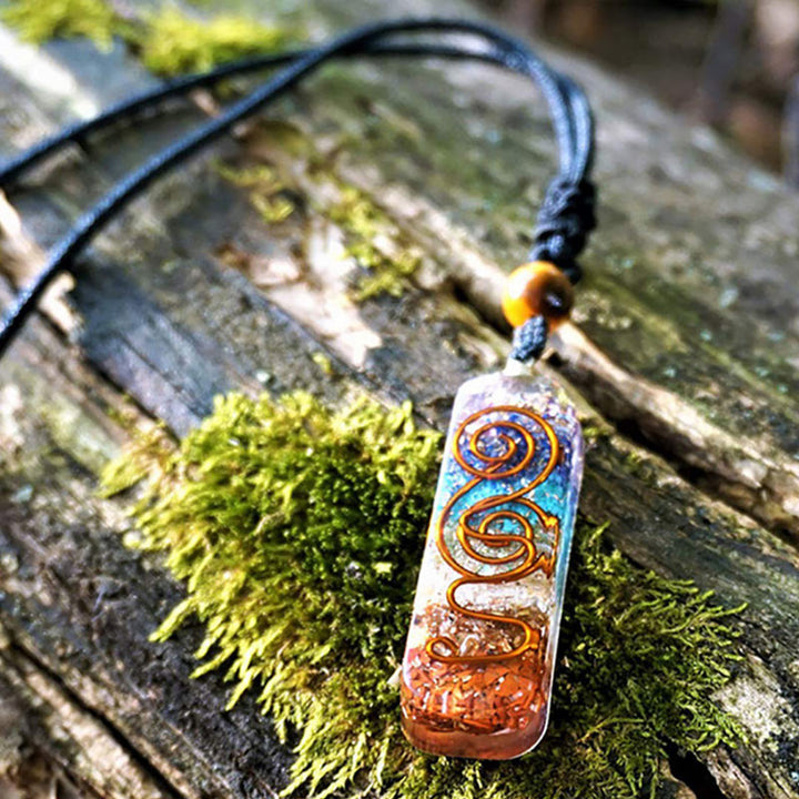 Collana di guarigione dei chakra con orgone Olivenorma