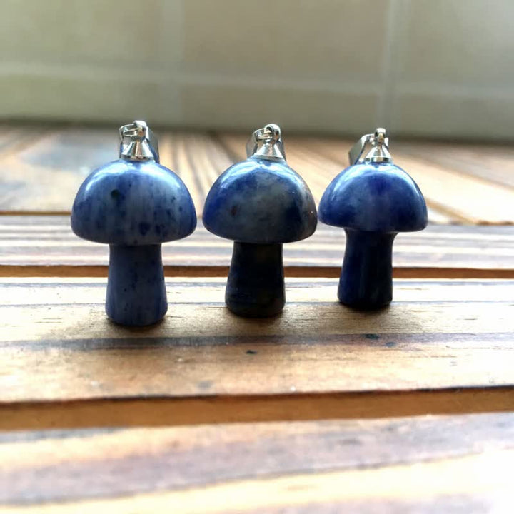 Collana di guarigione con design a fungo per l'intonazione spirituale Olivenorma 