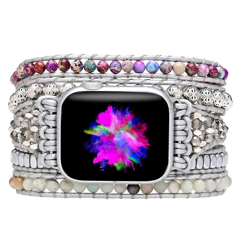Cinturino avvolgente per Apple Watch Olivenorma Emperor Stone