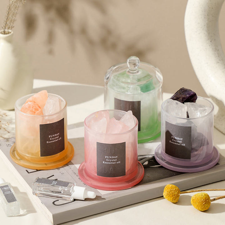 Olivenorma Diffusore di Aromi Pietra per Uso Domestico Olio Essenziale Cristallo Aromaterapia 