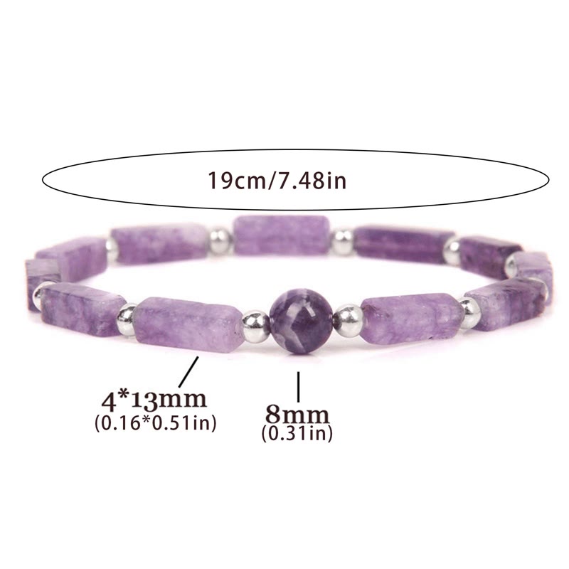 Bracciale dimagrante Olivenorma Body-purify in ametista naturale
