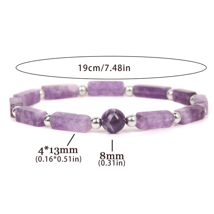 Bracciale dimagrante Olivenorma Body-purify in ametista naturale
