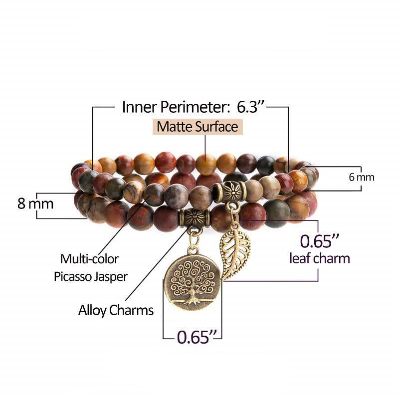 Bracciale Olivenorma Picture Jasper Calma E Pace 