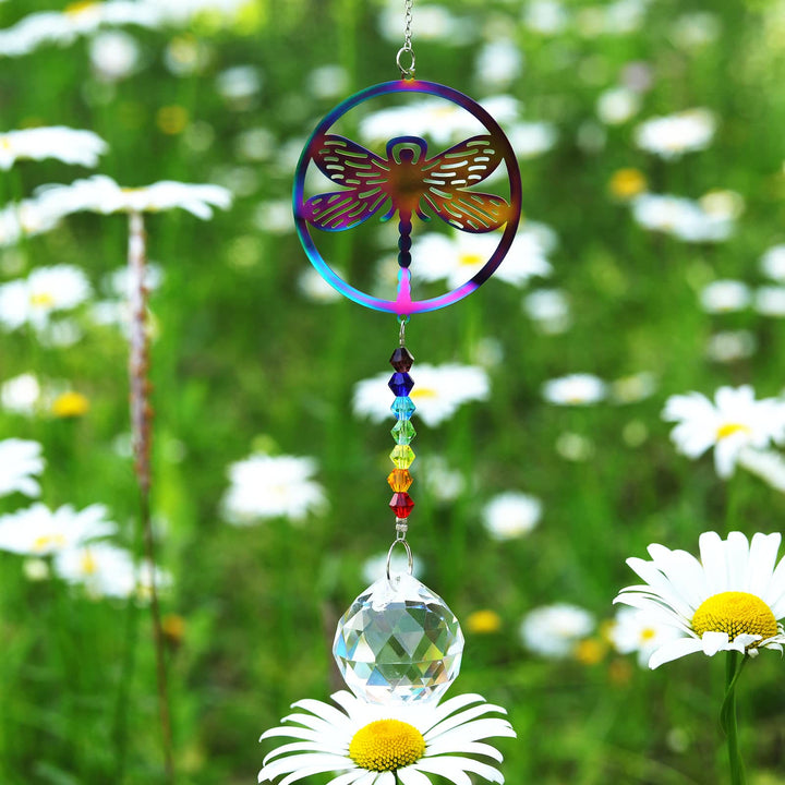 Olivenorma Clear Crystal Chakra Beads Hanging Wind Chime Suncatcher - image 32