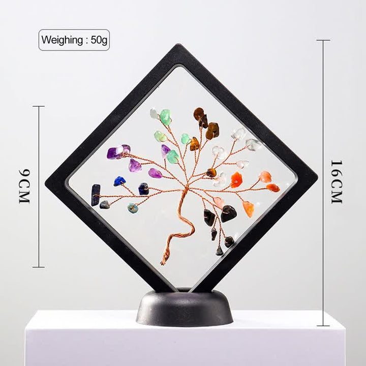 Decorazione per albero portafortuna in cristallo di chakra Olivenorma 