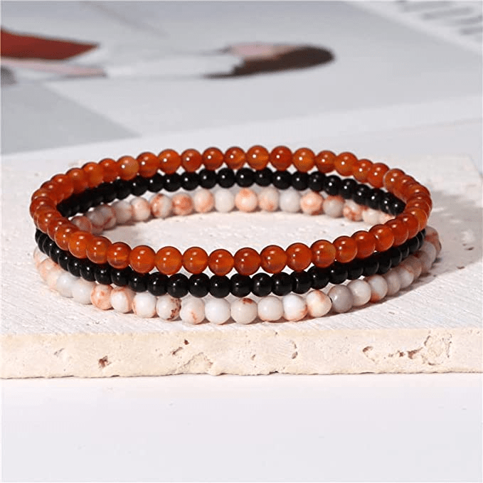 Olivenorma Protezione dalle Energie Negative Bracciale Agata Rossa