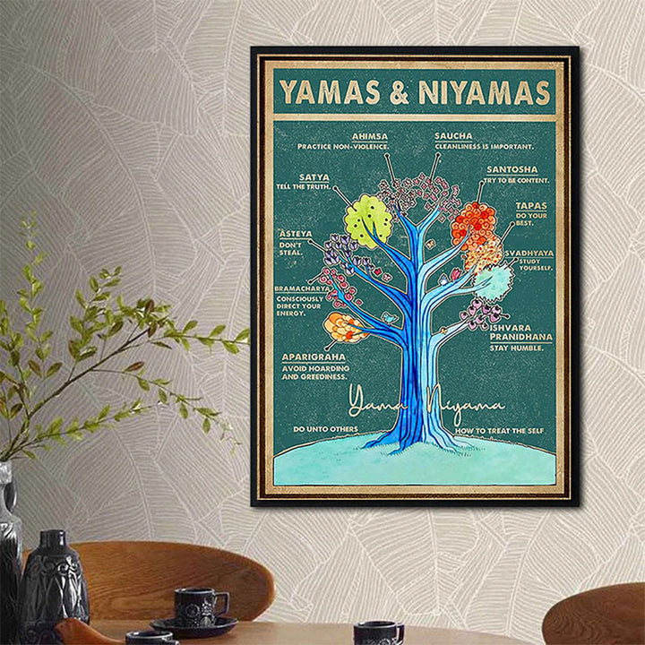 Poster dell'albero della vita di Olivenorma Yoga
