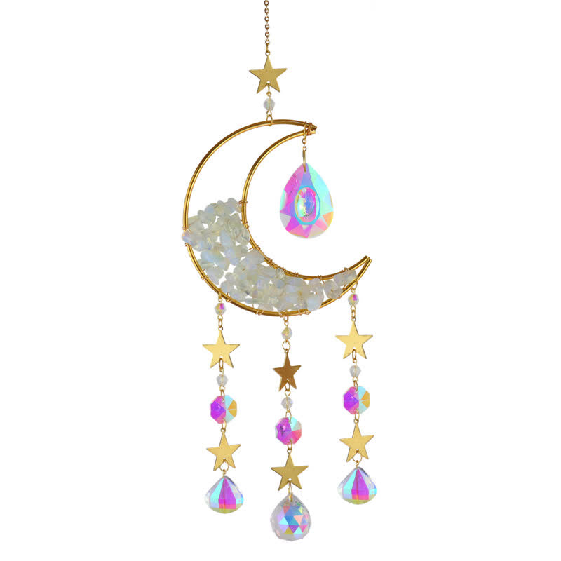 Olivenorma Moon Crystal Clessidra Campanello acchiappasole