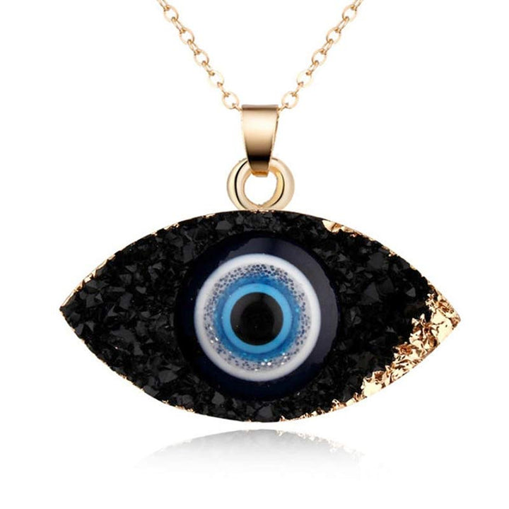 Collana energetica con quarzo ialino Olivenorma e malocchio