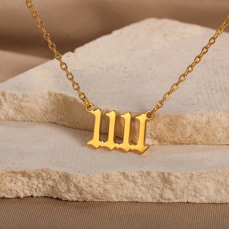 Olivenorma 11:11 Collana portafortuna con numero angelico 