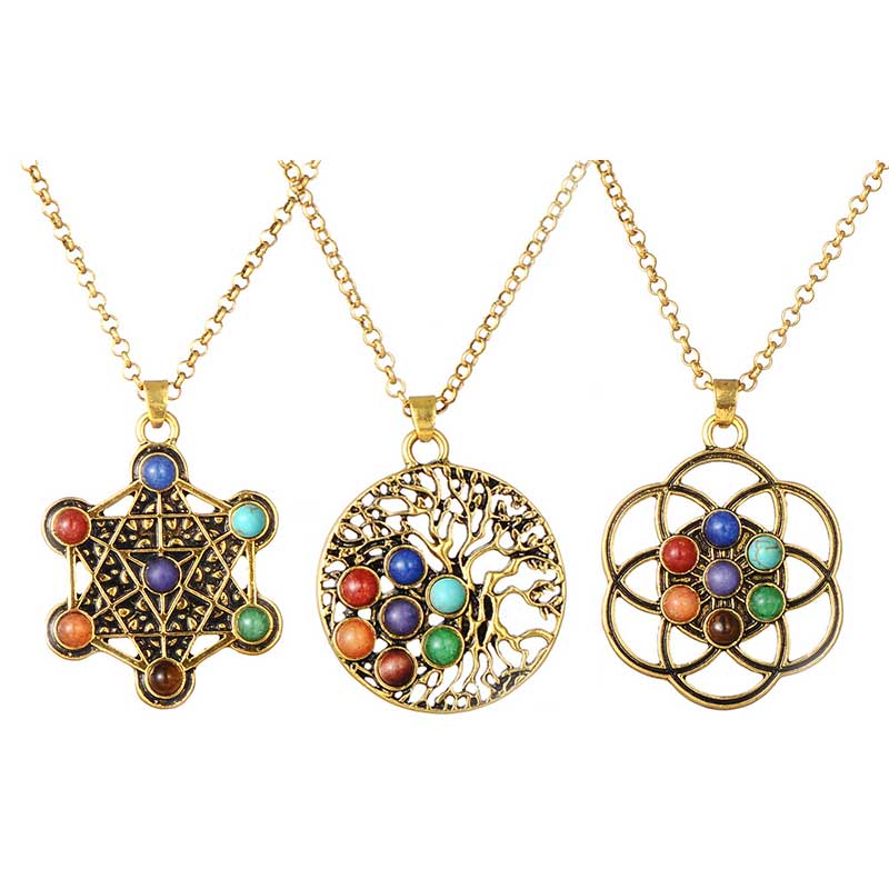 Collana di orgone chakra Olivenorma