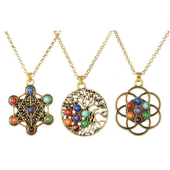 Collana di orgone chakra Olivenorma
