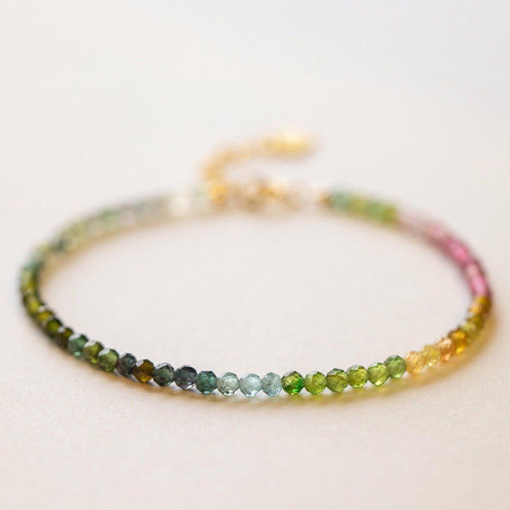 Olivenorma Rainbow After Rain - Bracciale con pietra preziosa Citrino e Fluorite