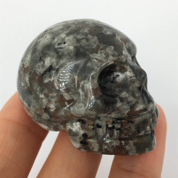 Decorazione teschio di cristallo Yooperlite Olivenorma 