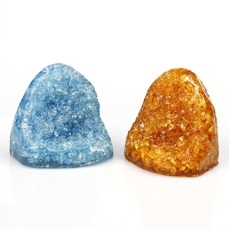 Decorazione di pietre preziose della grotta di cristallo naturale Olivenorma