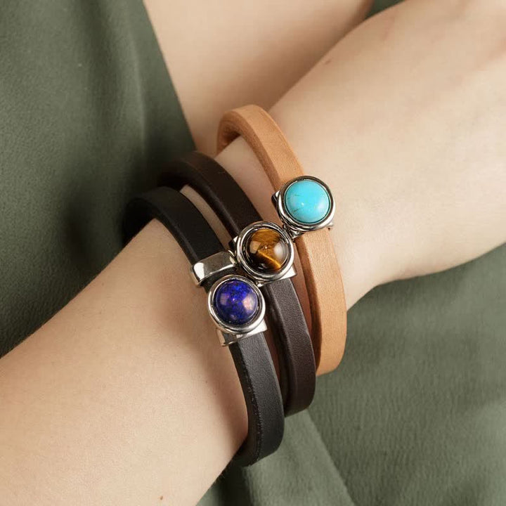 Olivenorma Braccialetti Oracolari in Pelle