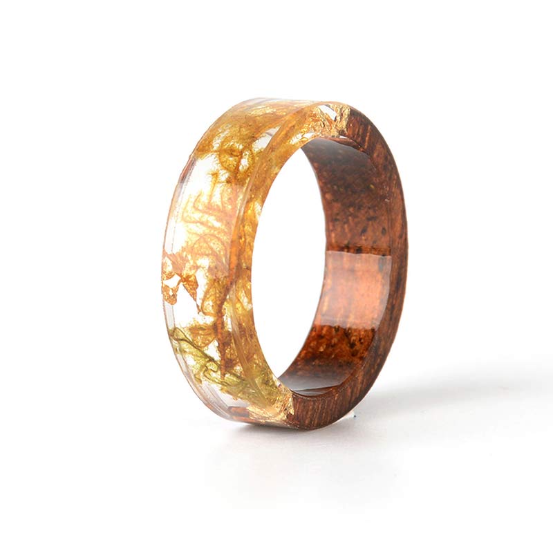 Olivenorma Intellettuale e Ottimista - Anello in legno fatto a mano
