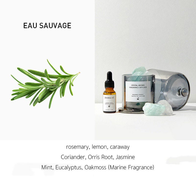 Olivenorma Diffusore di oli profumati Set regalo Aromaterapia di cristallo