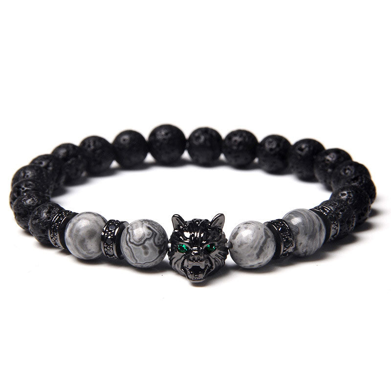 Bracciale Lupo Olivenorma Lapislazzuli