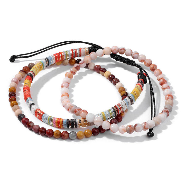 Olivenorma Bohemia Africa Bracciale in cristallo turchese