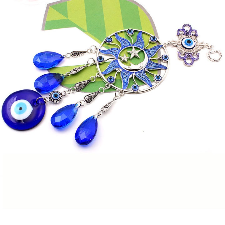 Olivenorma Evil Eye Wind Chime Acchiappasogni Decorazione da parete 