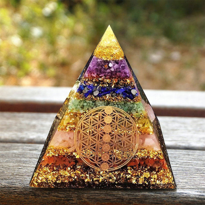 Olivenorma Chakra Fiore della Vita Piramide Orgonica