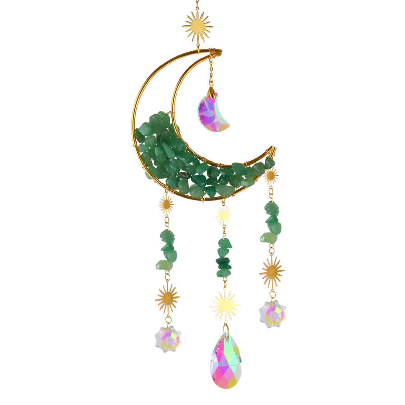 Olivenorma Moon Crystal Clessidra Campanello acchiappasole