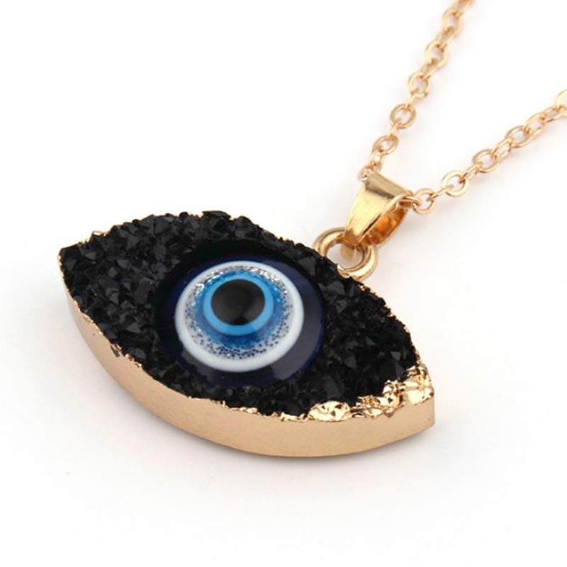 Collana energetica con quarzo ialino Olivenorma e malocchio - image 3