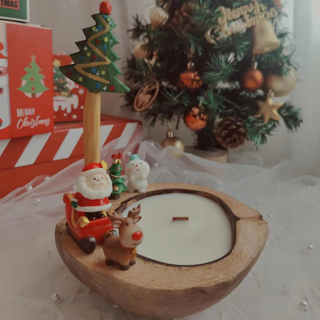 Candela modello biscotto torta di Natale Olivenorma - Cocco di Natale - image 7