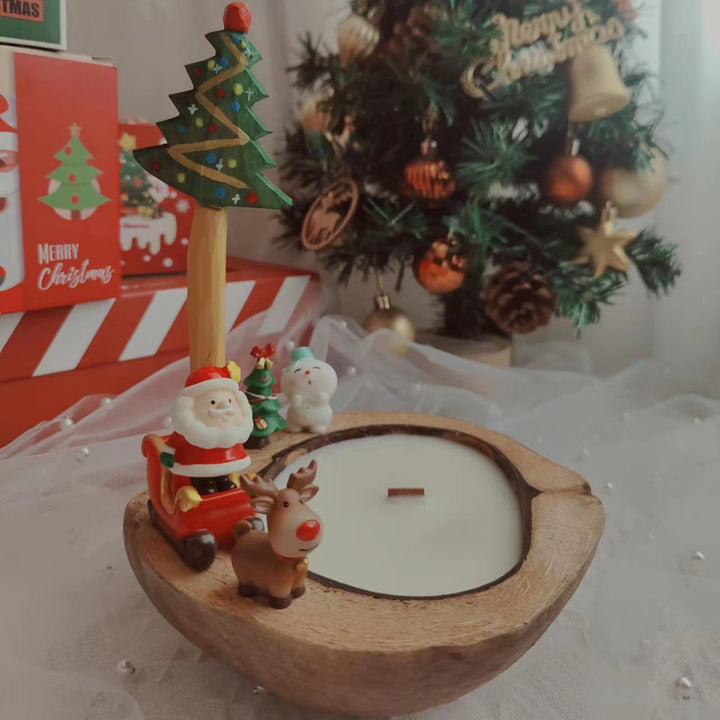 Candela modello biscotto torta di Natale Olivenorma - Cocco di Natale - image 7