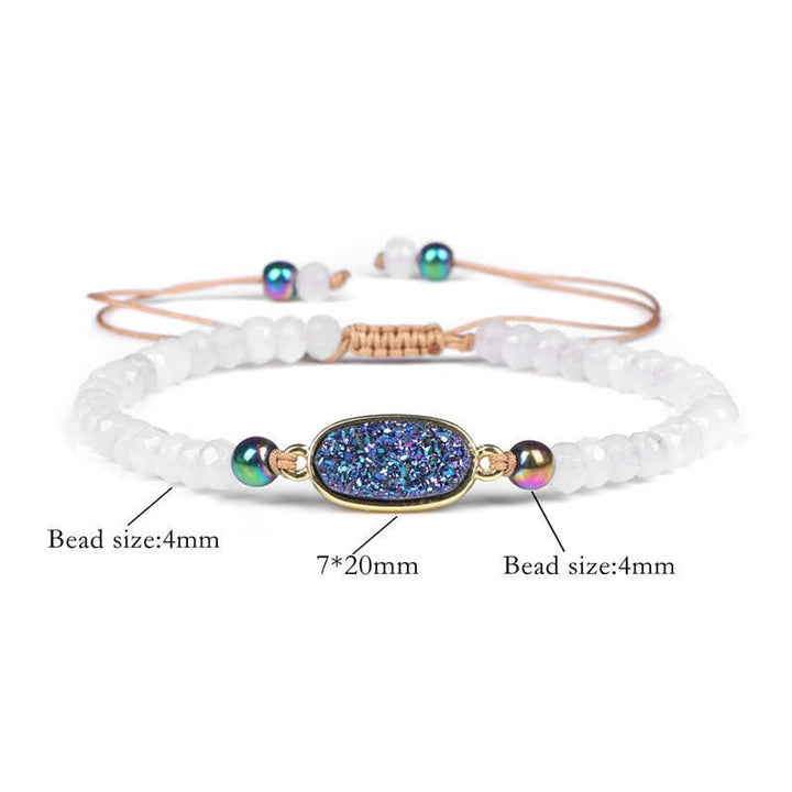 Bracciale in cristallo naturale sfaccettato Olivenorma 