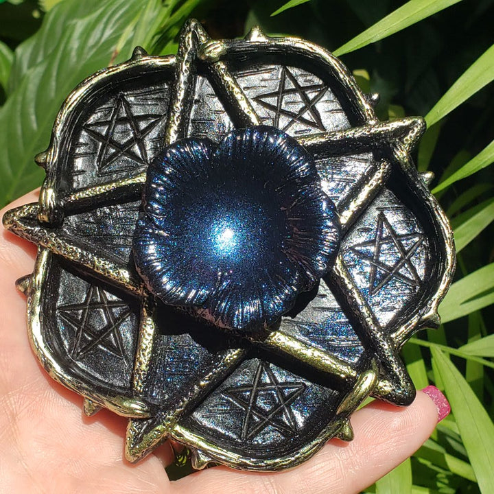 Supporto per sfera di cristallo a forma di stella Olivenorma