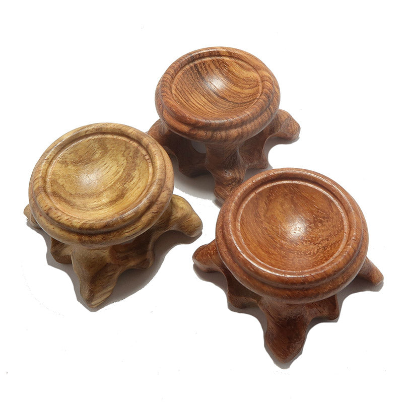 Olivenorma Wood Stands per sfere di cristallo Uova Pastorale Decorazione Display 