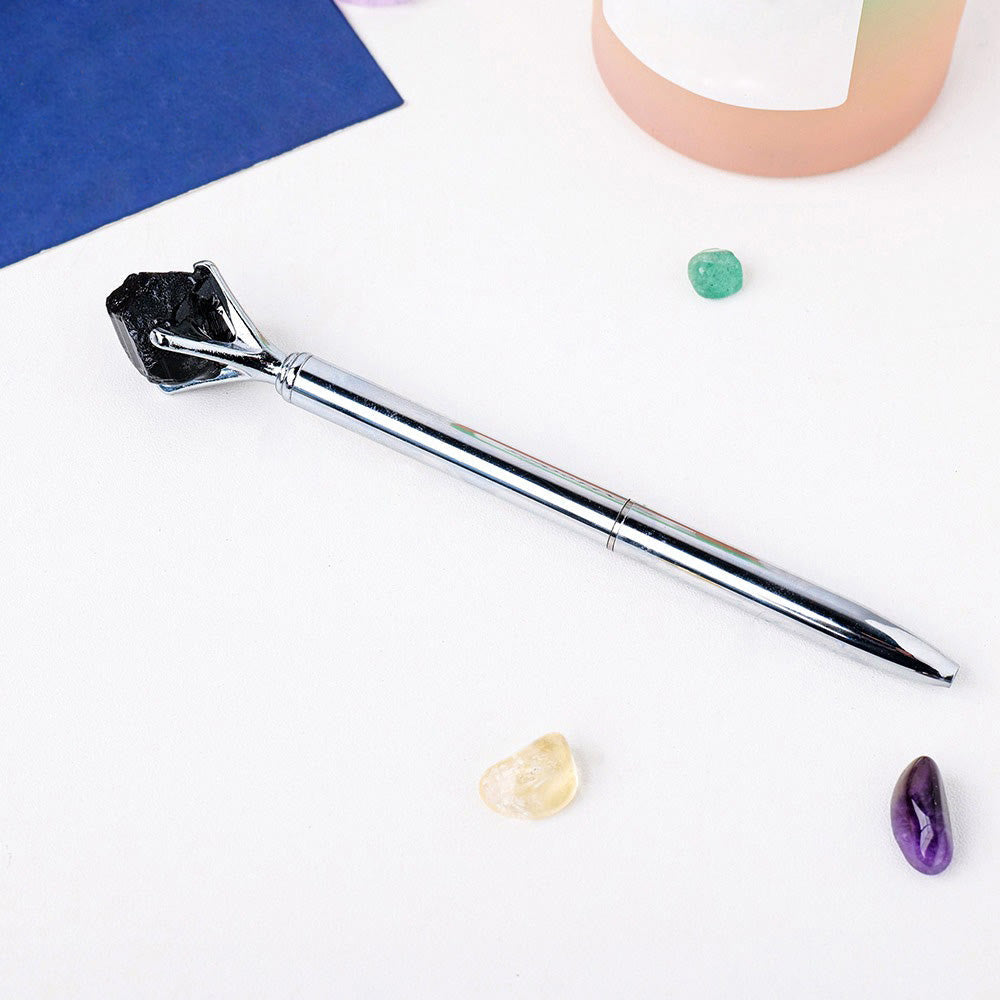 Penna per manifestazione di pietra grezza Olivenorma Decorazione con pietre preziose