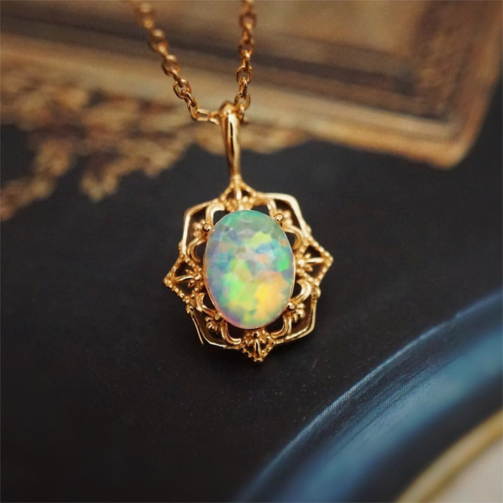 Collana regolabile in pizzo di rame stile vintage Olivenorma