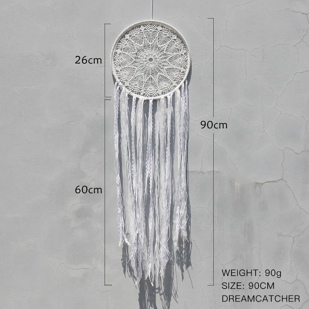 Olivenorma Evil Eye Triangolo intrecciato Nappa Acchiappasogni