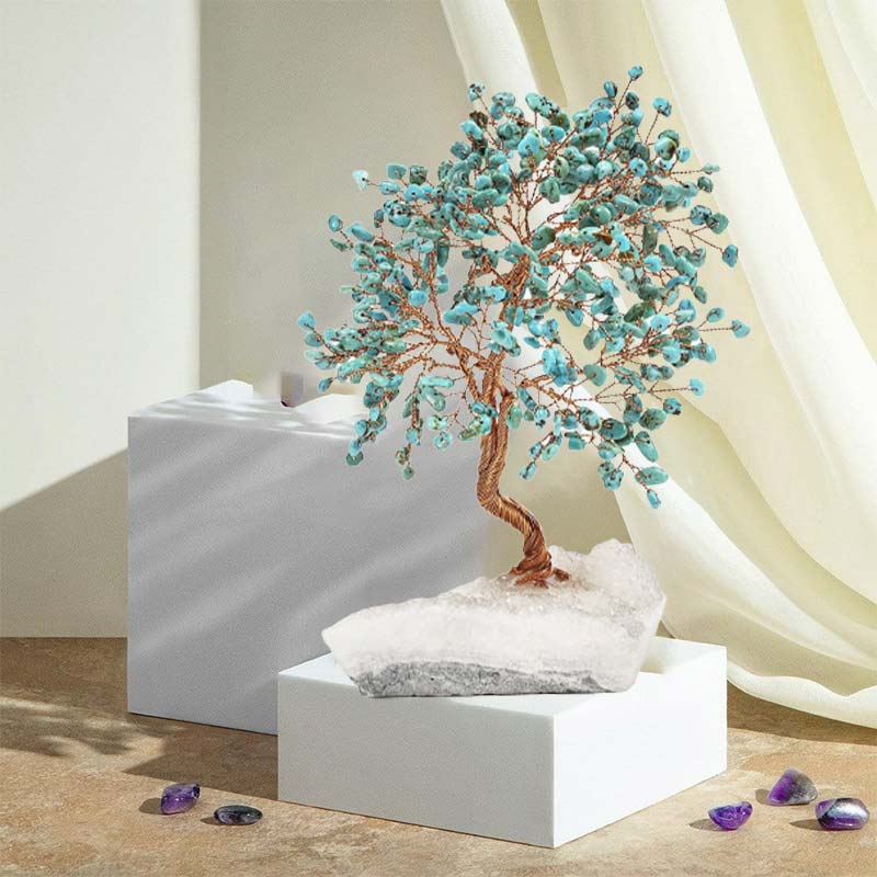 Olivenorma Il Maestro Guaritore - Albero Feng Shui Turchese