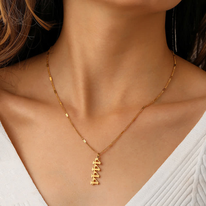 Olivenorma Angelo Numero 4444 Collana Semplice