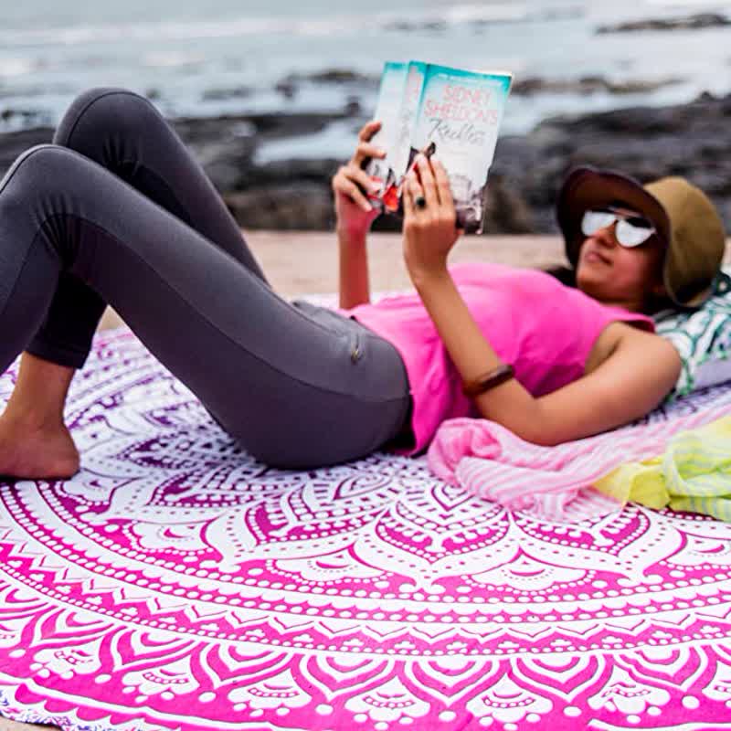 Arazzo Mandala circolare Rosamia Yoga Meditazione